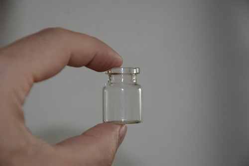 Mini vase glasflasche - cm,