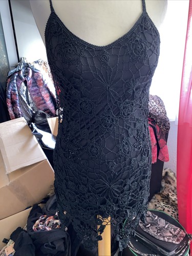Nicowa häkelkleid schwarz - nicowa,