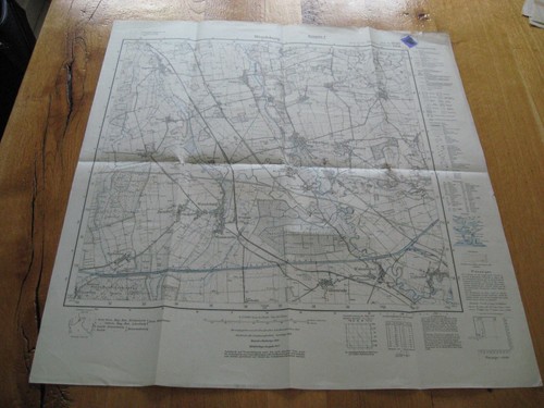 Altes messtischblatt 1958 - messtischblatt,
