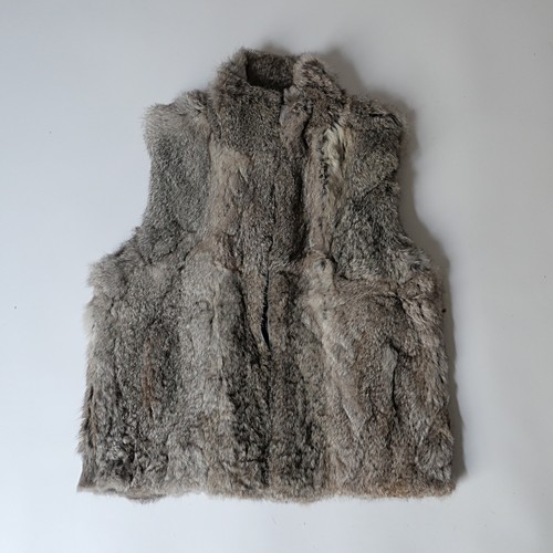 Jacke weste kaninchenmantel - jacke,