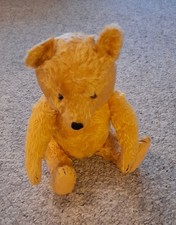 Steiff Original Teddybär, 40cm, Biegeglieder, gek. 1949, verm. älter, OHNE KNOPF