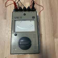 DDR Analog Multimeter Messgerät Universalmessgerät Uni 9 Kabel VEB Mellenbach