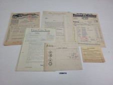 Rechnungen Papierfabrik Penig Freund & Müller Hans Hertwig Hof Bayern #25B674