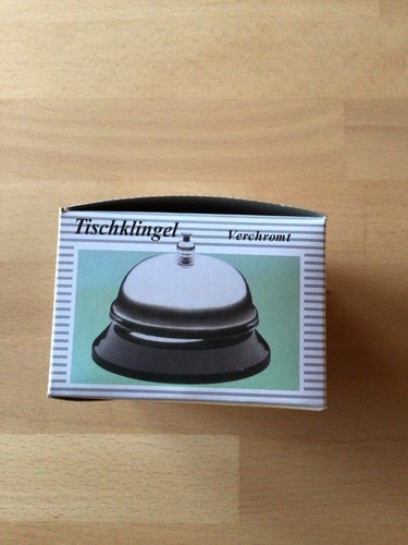 Tischklingel verchromt