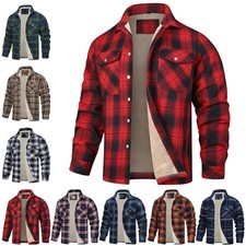 Winterjacke Herren Flanellhemd