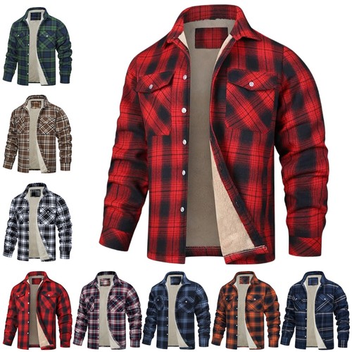 Winterjacke herren flanellhemd - winterjacke,