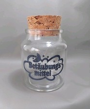 Glasdose Betäubungsmittel Bonboniere Dose Naschen Korkdeckel