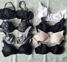 BH Set Paket 8 Stück Größe 75C - 80B/C - 85B/C/D schwarz/beige/weiß