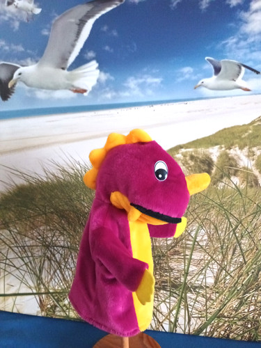 Handpuppe dinosaurier drache - handpuppe, dinosaurier/drache