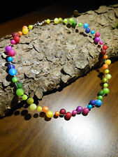 Regenbogen Polariskette bunt Halskette Polaris perlen kette