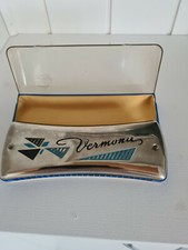 Rarität Vermona Mundharmonika mit Schachtel, gut erhalten