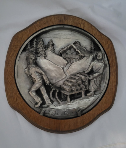 Zinnrelief wandbild auf - zinnrelief,
