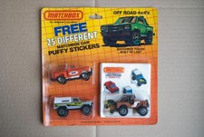 Matchbox 1983 Off Road 4x4's: Flareside Pick-Up + Mini Pick Up + 4x4 Jeep