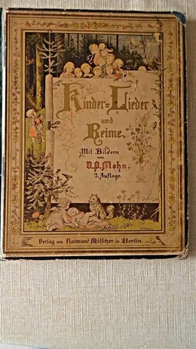 Altes liederbuch kinder - liederbuch, kinder-lieder