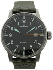 Flieger Herrenarmbanduhr Fortis 40mm Automatik ETA 2824-2 mit Datum funktioniert