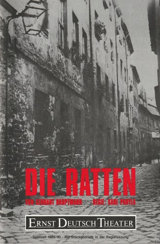Programmheft gerhart hauptmann - programmheft,