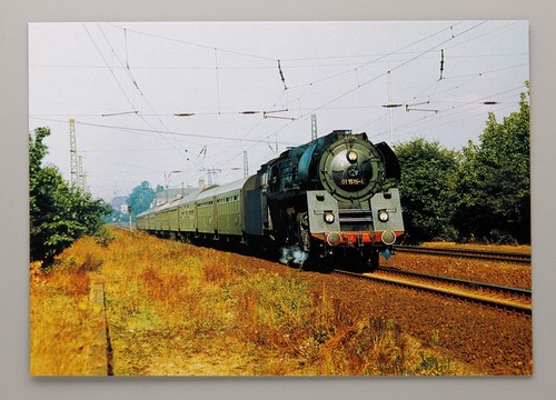 Postkarte dampflok 01 1515 - postkarte,