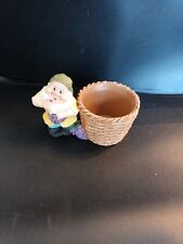 Zwerg, Blumentopf, Zwerg mit Topf für Minipflanzen Durchmesser ca. 7cm 