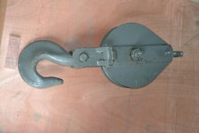 Schweizer Armee Umlenkrolle 5 T öffnenbar extrem massiv (Seilwinde, Bundeswehr)