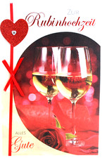 Hallmark Glückwunsch Karte 40