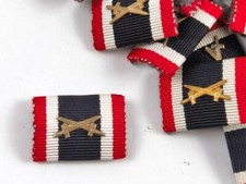 Bandspange Kriegsverdienstkreuz 2.Klasse mit Schwertern, 25mm. Sie erhalten ein 
