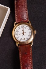 Vergoldete Damenuhr mit