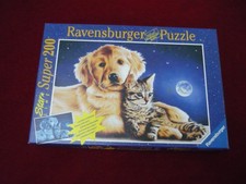 Ravensburger Puzzle Star Line " Freunde " Hund Katze Super 200, 139026