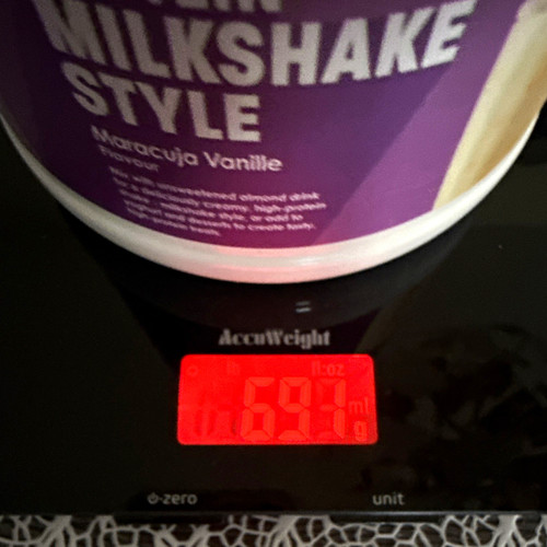 More protein milkshake style - more,