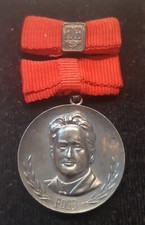 Alte DDR Medaille FDGB in Silber -Silber 900(1)