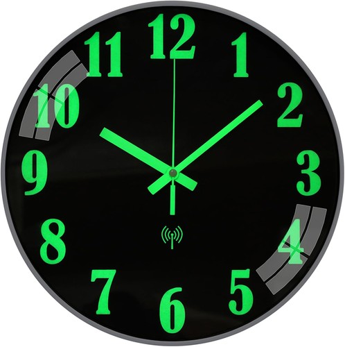 Wanduhr leuchtend funkuhr - wanduhr,