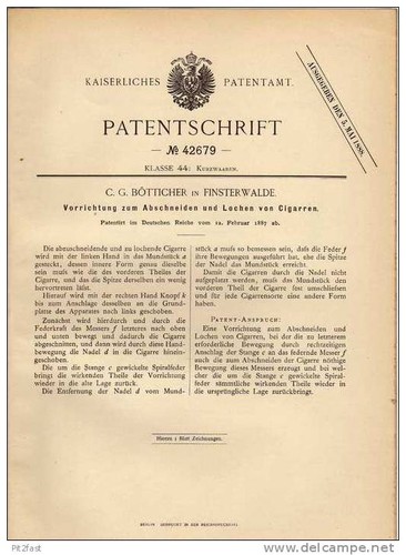 Original patentschrift c - original,