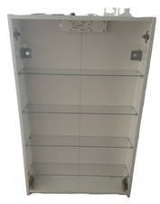 Ikea Storjorm Spiegelschrank ohne Tür&LED mit 4 Glasböden 96x60x14cm 202.481.18