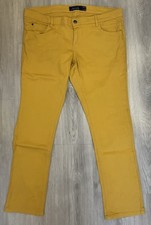 Jeans Hose Senfgelb Damen