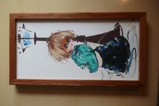 2 handgemalte Leinwandbilder