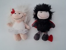 NICI Plüschtiere Stofftiere Kuscheltiere Sammlerfiguren Engel und Teufel