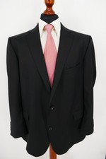 Eduard Dressler Loro Piana Anzug Gr.29 100% Schurwolle Schwarz sehr guter Zust.