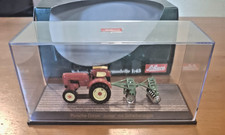 Schuco 02613 Porsche Junior Diesel Trecker mit Scheibenegge 1:43 in OVP