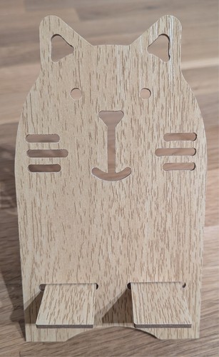 Handyhalter aus holz - handyhalter,