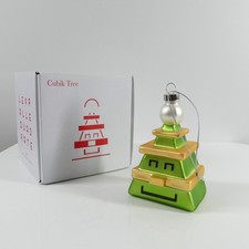 Alessi Weihnachts Ornament "Cubik Tree" Massimo Giacon & Marcello Jori /OVP