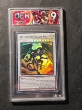 YUGIOH! - ERZDÄMON ROTER DRACHE - SDCK IT045 - ULTRA RARE - GRADED CARD 9