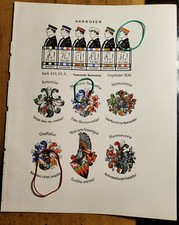 SC Hannover Corps Saxonia Slesvico-Holsatia Alemannia / Wappen Tafel Studentika