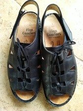 Schwarze Sandalen von Finn Comfort, Gr. 5 1/2 L - 38,5