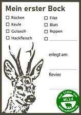 Mein erster Bock Wildbret