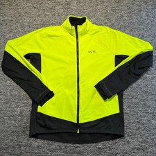 Gore C3 Goretex Infinium Thermo Jacke Herren XXL Neongelb Wasserdicht Winddicht