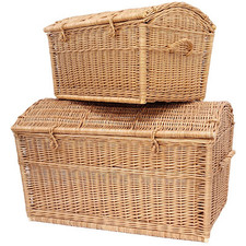 Zwei große Weidenkörbe PIRAT