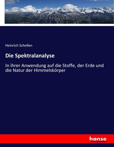 Die spektralanalyse heinrich - spektralanalyse,