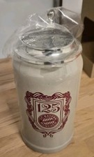 FC Bayern München - Steinkrug mit Zinndeckel 125 Jahre - 1L