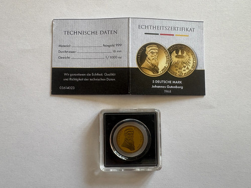 Deutsche mark gutenberg - deutsche,