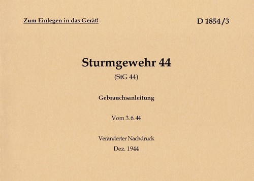 Sturmgewehr - (stg, 44)