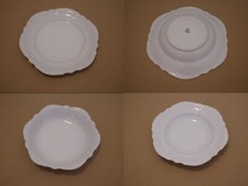 Rosenthal Viktoria weiß Suppenteller 25,5 cm Speiseteller 25,5 cm Schüssel 27 cm